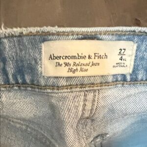 Abercrombie & Fitch Light Blue High Rise Jeans